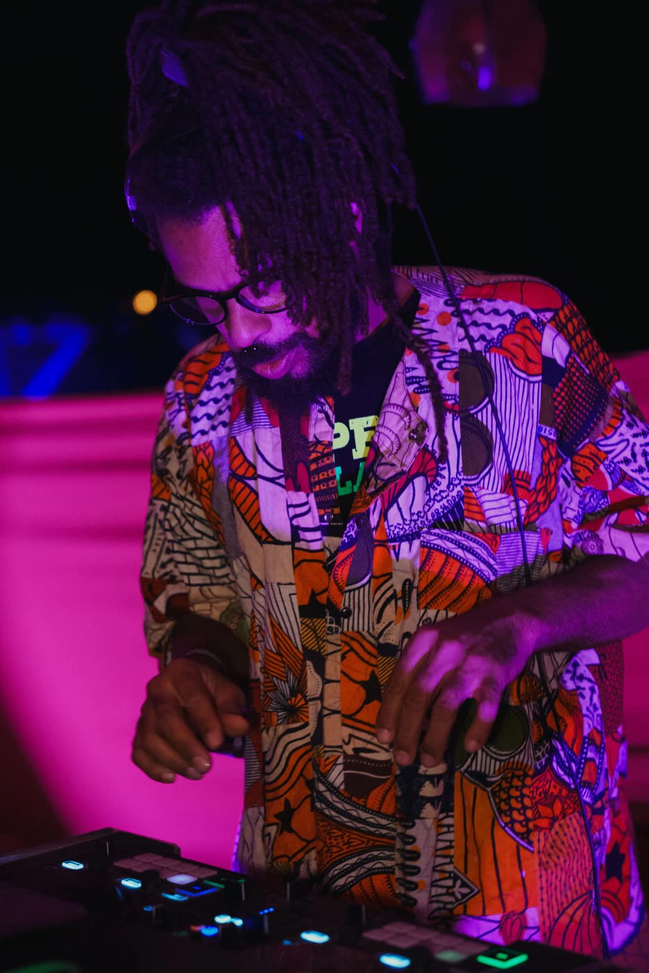Live performance close-up